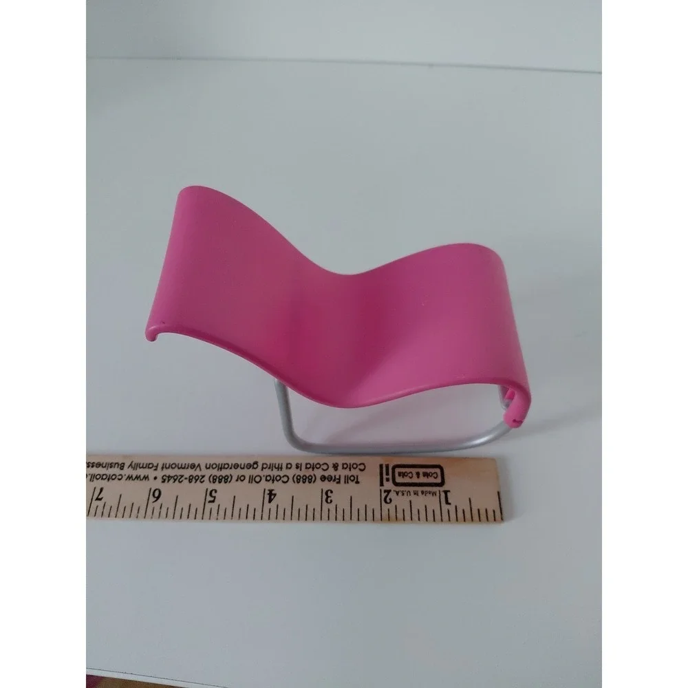 2007 Barbie Doll‎ Hot Pink Rocking Lounge Chair Living Room Furniture Rare